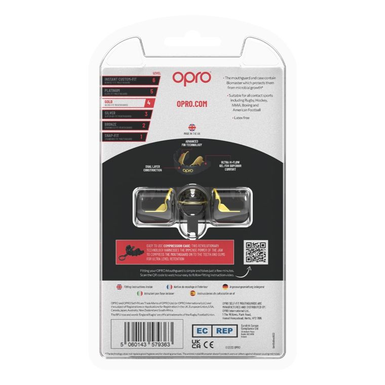 OPRO Self-Fit - Gold Braces