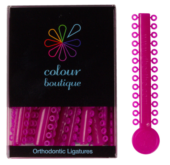 Colour Boutique Elastomeric Ligatures