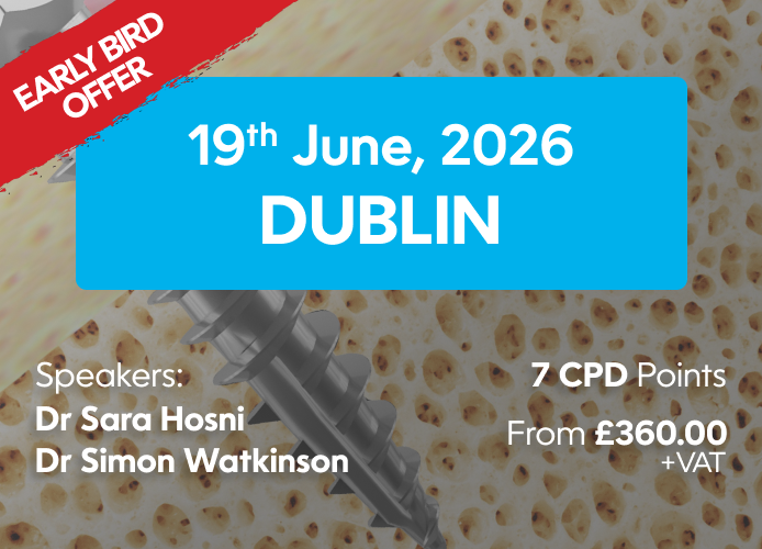 Mini Implant (TADs) Introductory Course - June 19, 2026 - Dublin