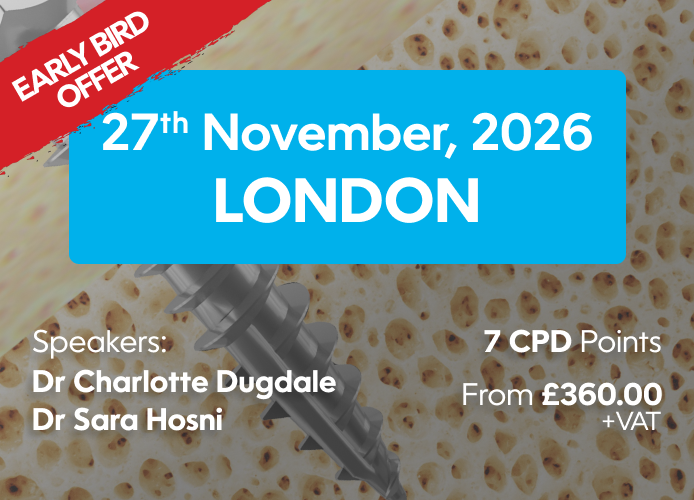 Mini Implant (TADs) Introductory Course - November 27, 2026 - London