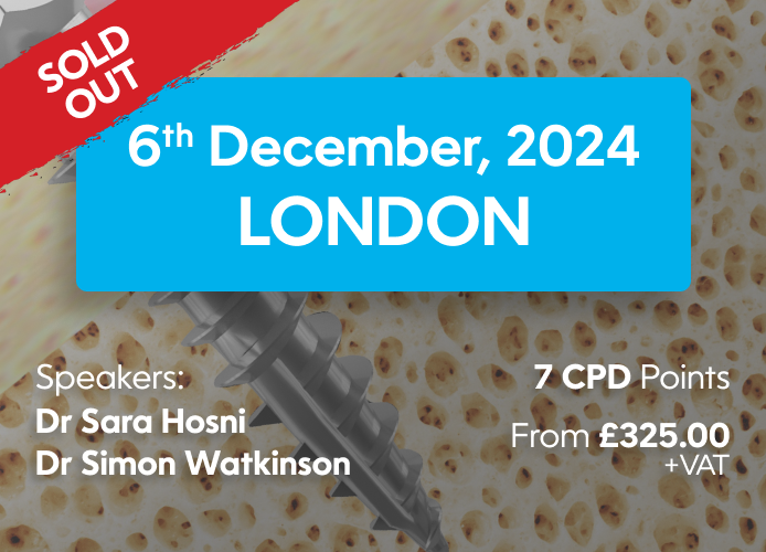 Mini Implant (TADs) Intro Course - December 6, 2024 - London