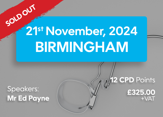 Advanced Orthodontic Course - November 21-22, 2024 -  Birmingham