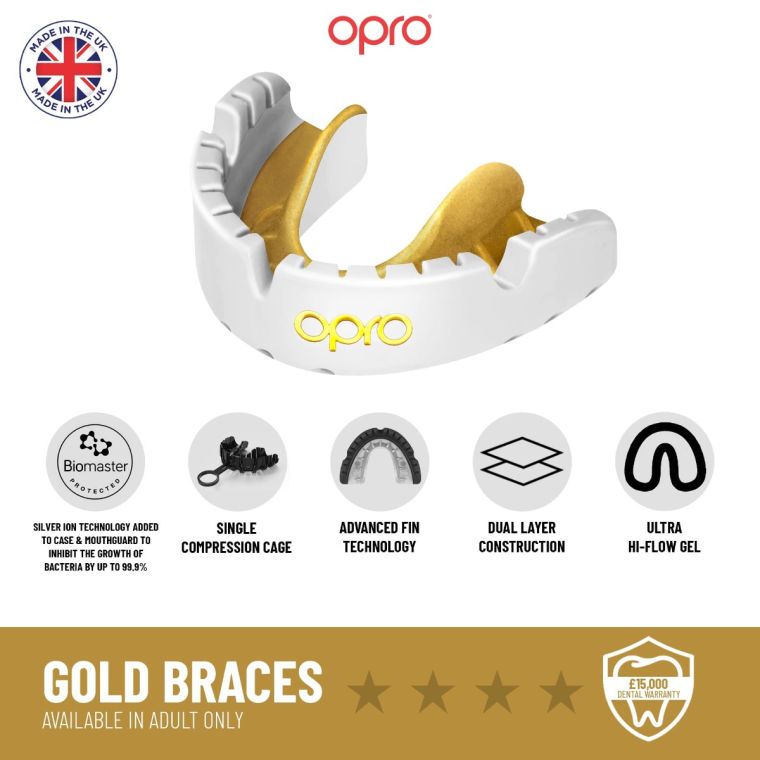 OPRO Self-Fit - Gold Braces