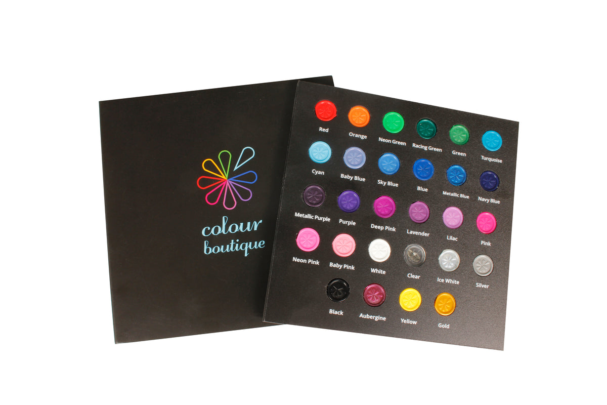 Colour Boutique Colour Chart